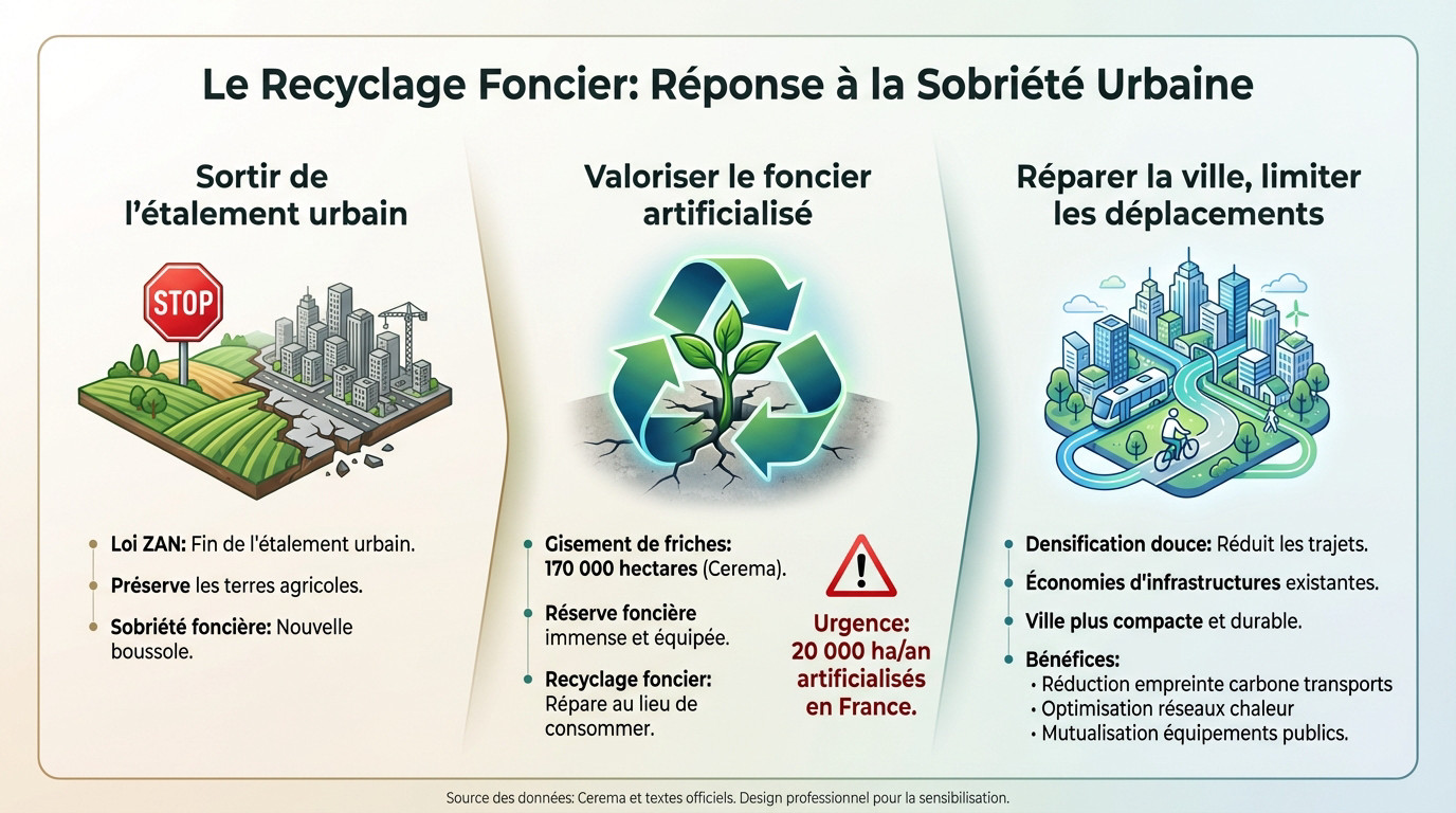 Transformation d'une friche industrielle en quartier mixte durable