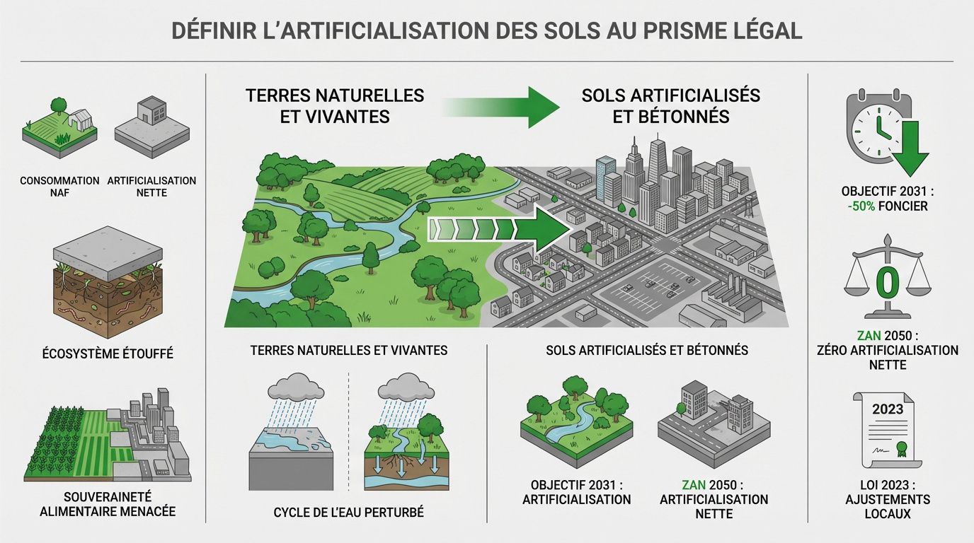 Impact de l'artificialisation des sols sur les zones agricoles et naturelles